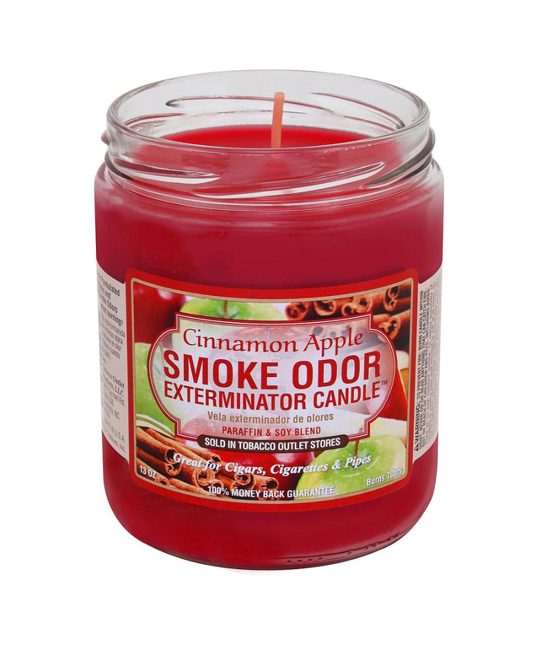 Cinnamon Apple Smoke Odor Exterminator Candle