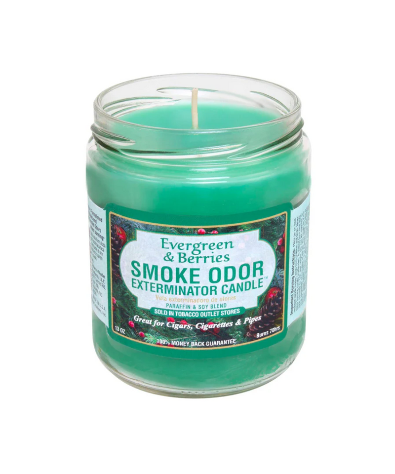 Evergreen & Berries Smoke Odor Exterminator Candle