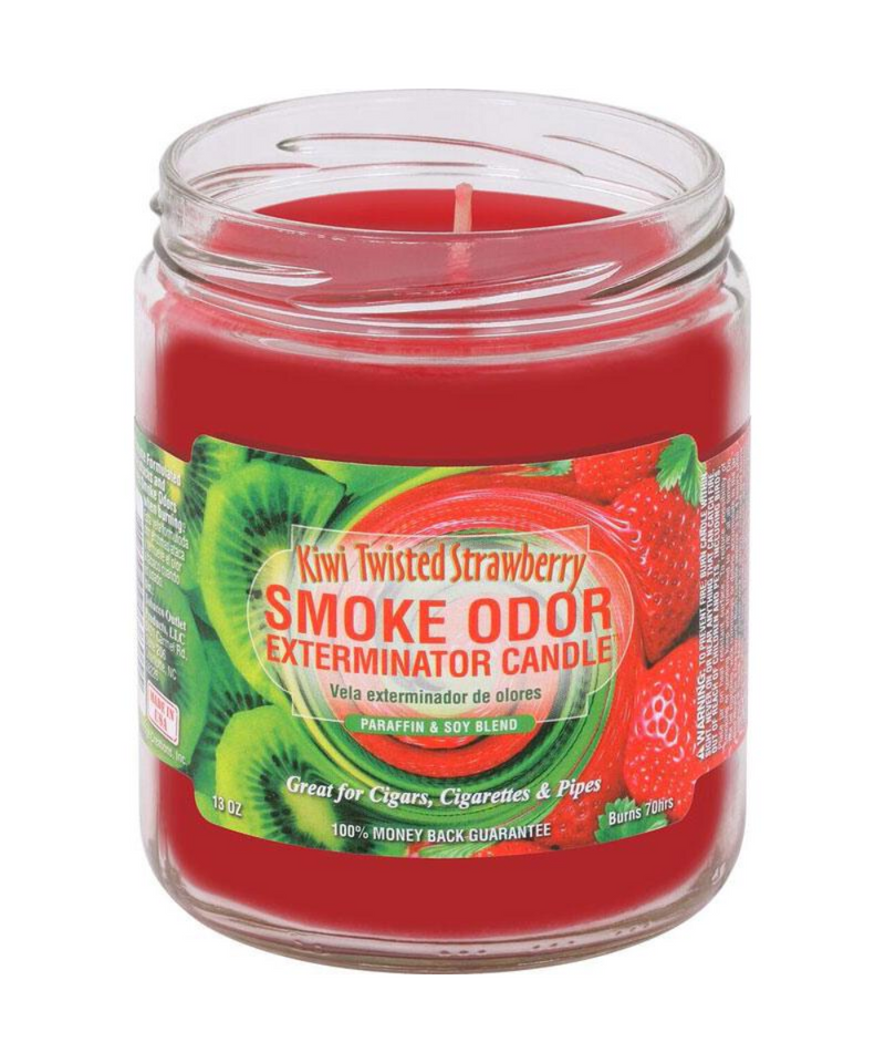 Kiwi Twisted Strawberry Smoke Odor Exterminator Candle