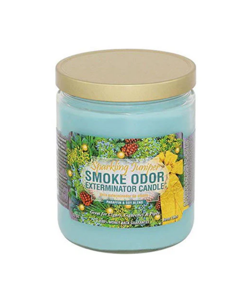 Sparkling Juniper Smoke Odor Exterminator Candle