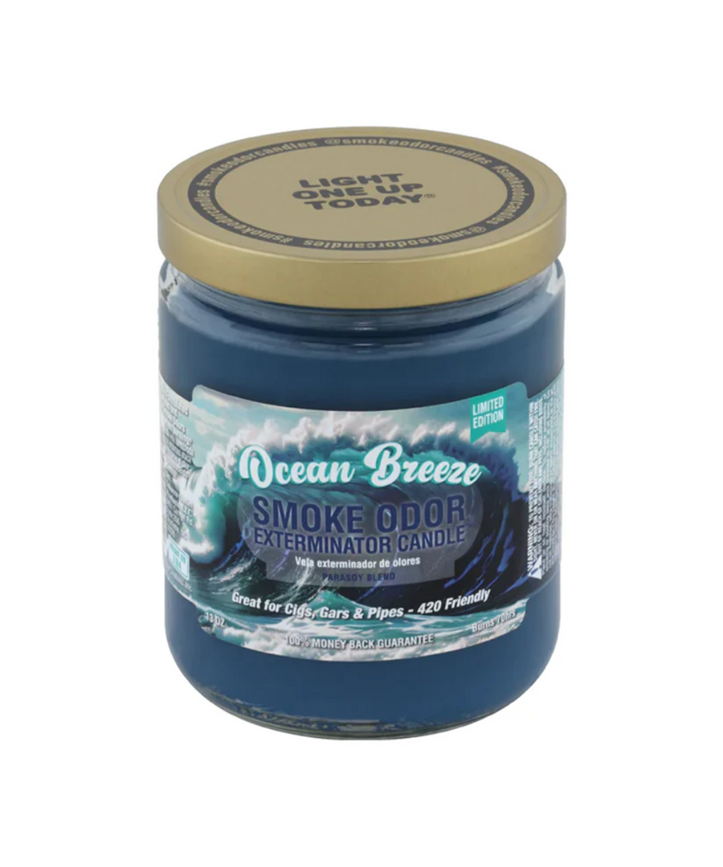 Ocean Breeze Smoke Odor Exterminator Candle