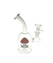 6" Mushroom Bubble Base Glass Bong