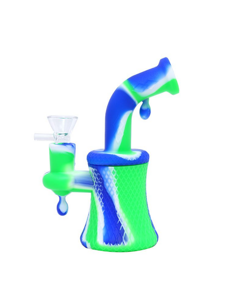 6.5" Honeycomb Silicone Bong