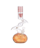 Xtreme Glass 12" Stripe Base Zong Glass Bong
