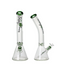 Johnny Green 16" 9mm Thick Bent Neck Glass Beaker Bong
