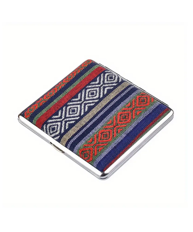 fabric cigarette case Colourful Fabric Metal Cigarette Case fabric cigarette case Colourful Fabric Metal Cigarette Case