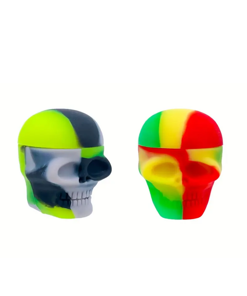Large Skull Silicone Container