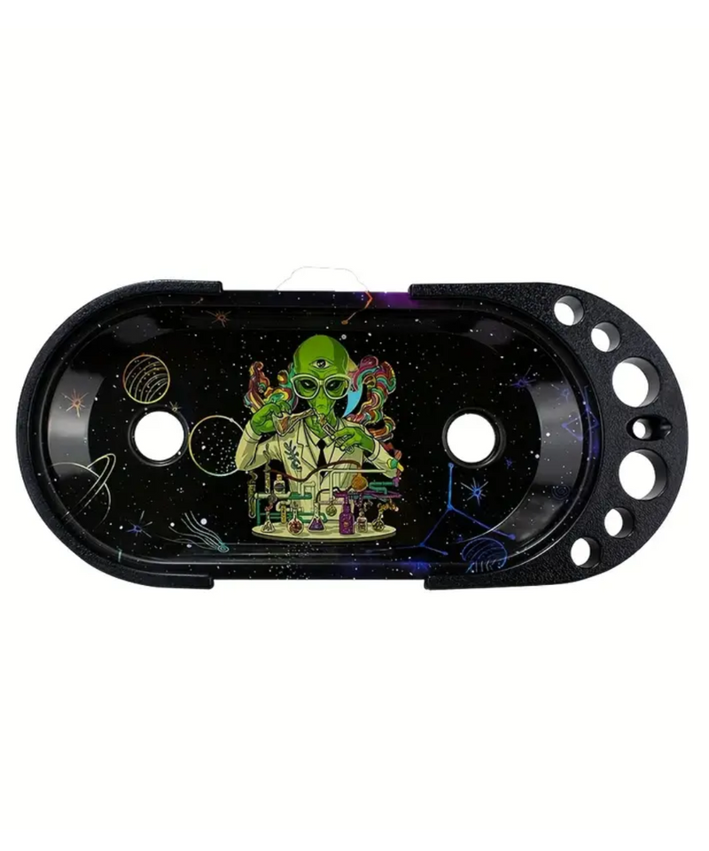 Alien Scientist Cone Filler Rolling Tray