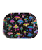 Colourful Mushrooms Small Metal Rolling Tray