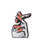 Cigarette Fingers Pin