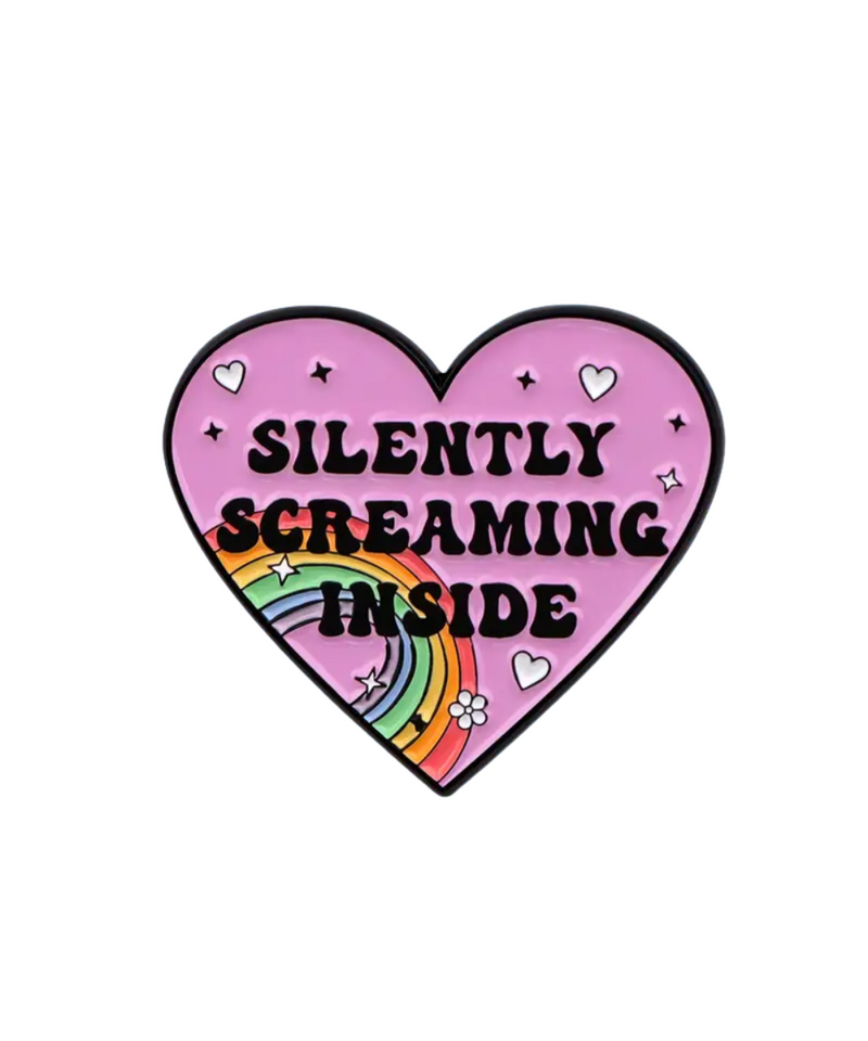 Silently Screaming Inside Pin