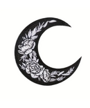 Crescent Moon Floral Patch