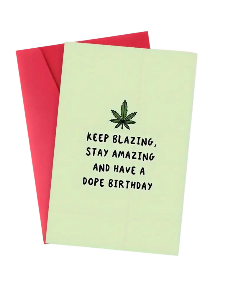 Keep Blazin Stay Amazin Birthday Card