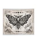 Skull Moth Tapestry