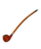 Shire 15" Curved Stem Rosewood Yellow Tobacco Pipe