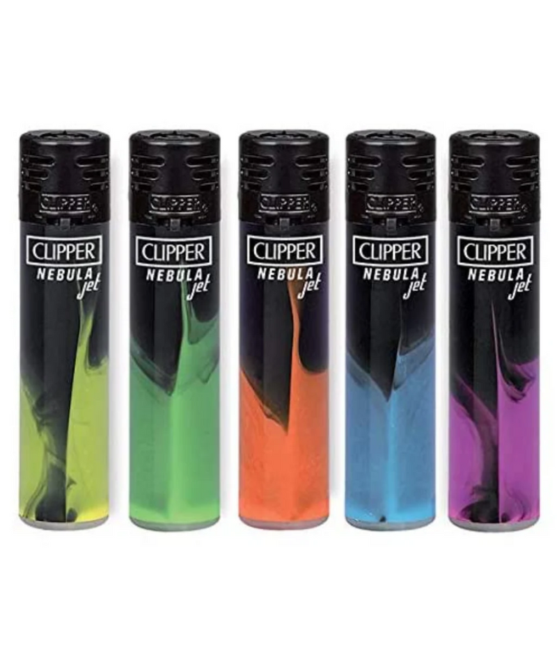Multi-Colour Jet Flame Clipper Lighter