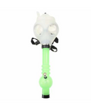 Silicone Gas Mask With Bong Attachment