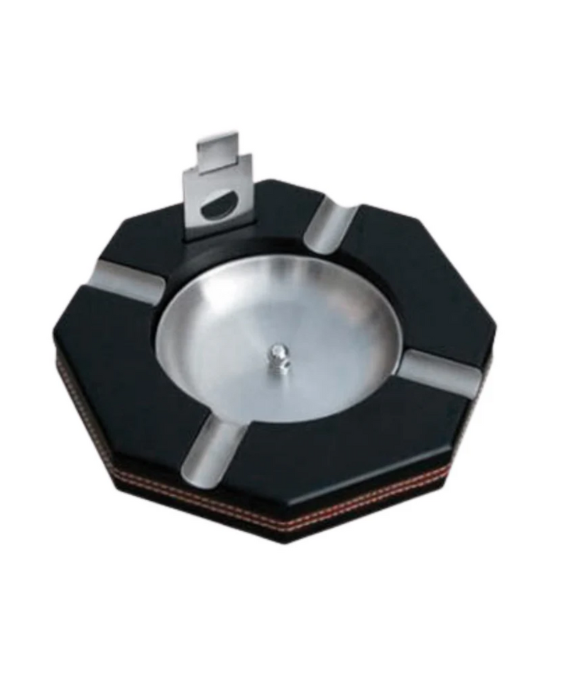 Octagonal Ashtray With Cutter