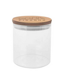 Piranha 200ml Glass Jar With Bamboo Lid