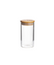 Piranha 100ml Glass Jar With Bamboo Lid
