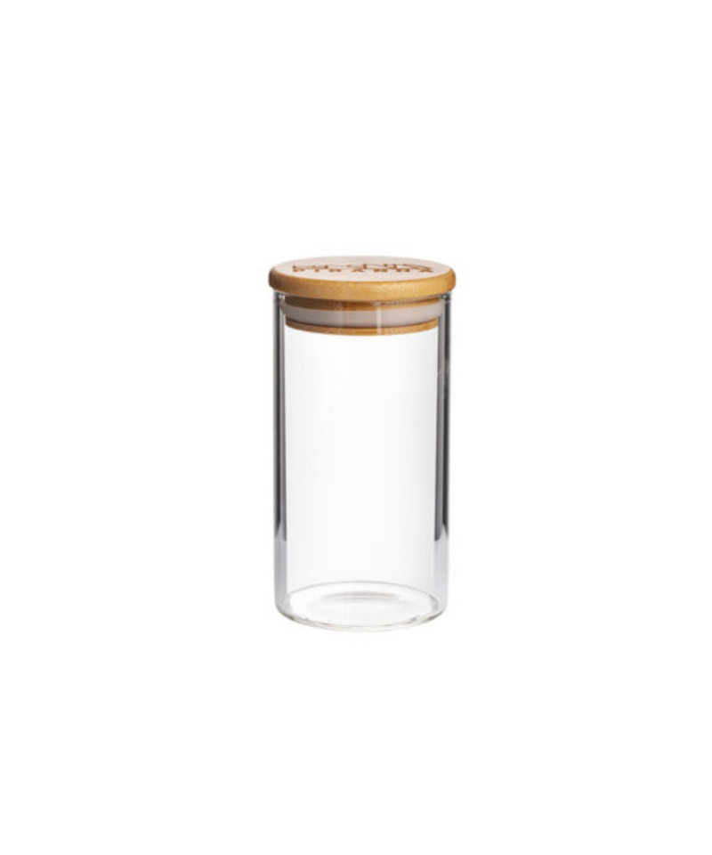 Piranha 100ml Glass Jar With Bamboo Lid
