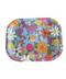 Floral Small Metal Rolling Tray