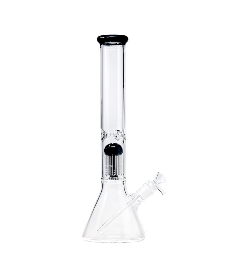 16.5" 8-Arm Tree Perc Glass Beaker Bong