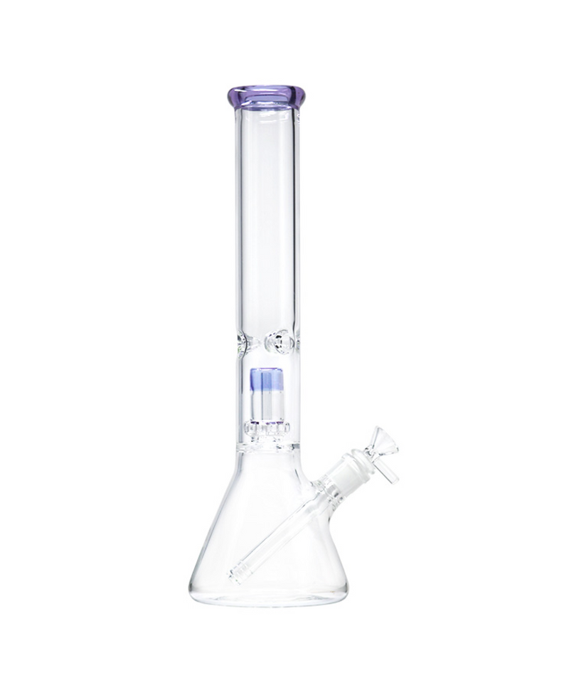16" Showerhead Perc Glass Beaker Bong