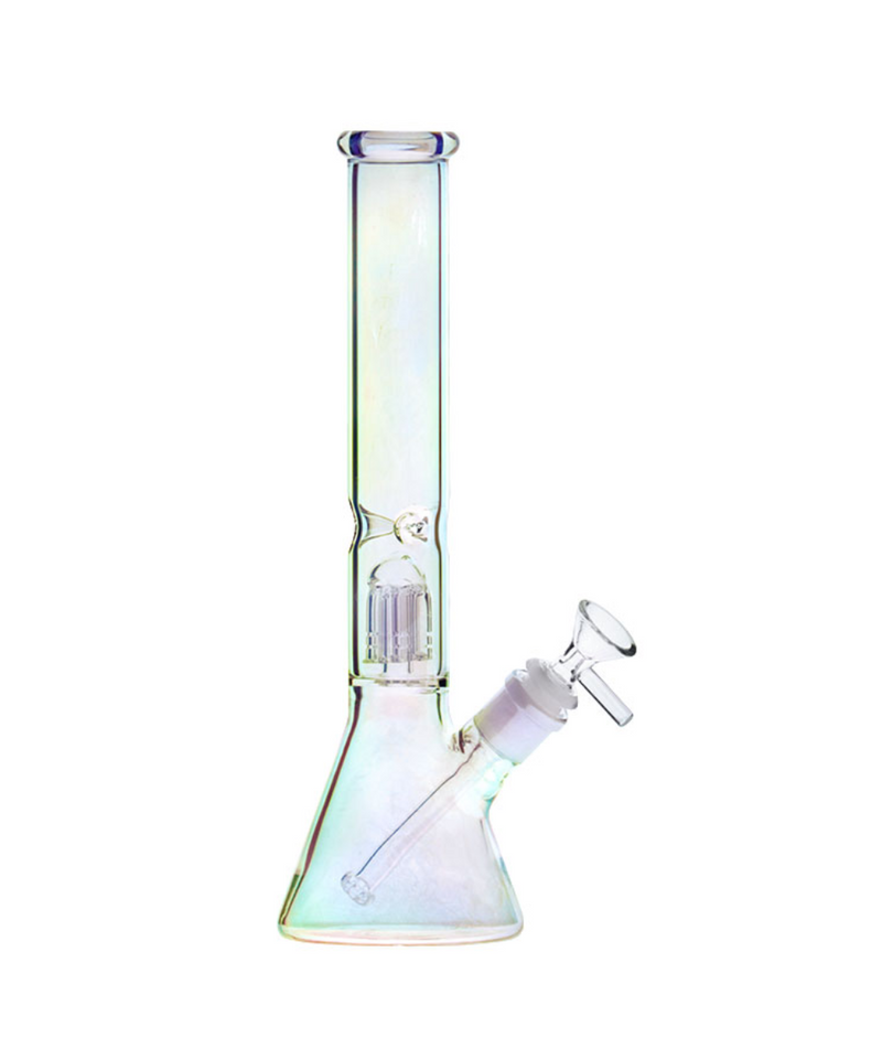12" Iridescent 5-Arm Tree Perc Beaker Bong