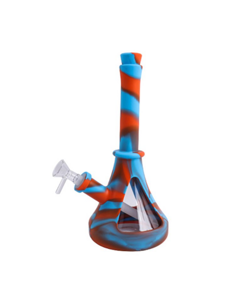 10" Silicone/Glass Beaker Bong