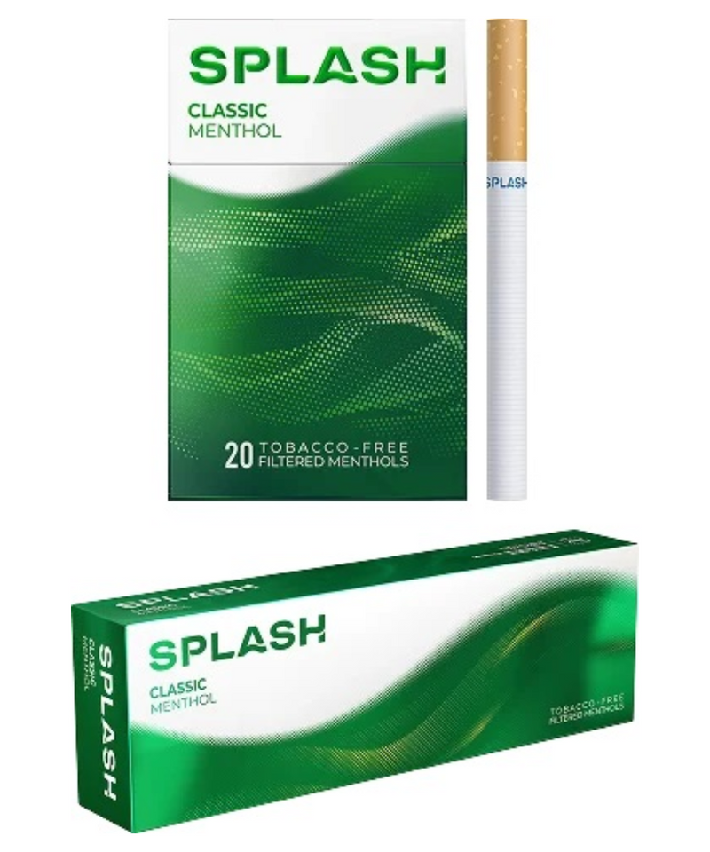 Splash Classic Menthol Herbal Cigarette Carton