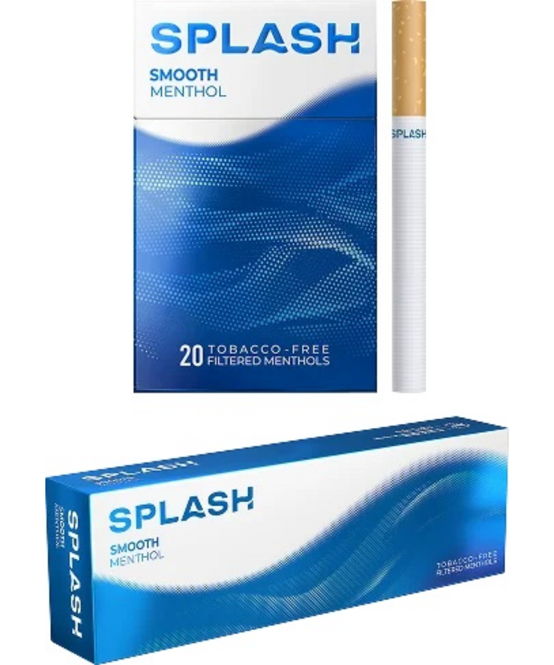 Splash Smooth Menthol Herbal Cigarette Carton