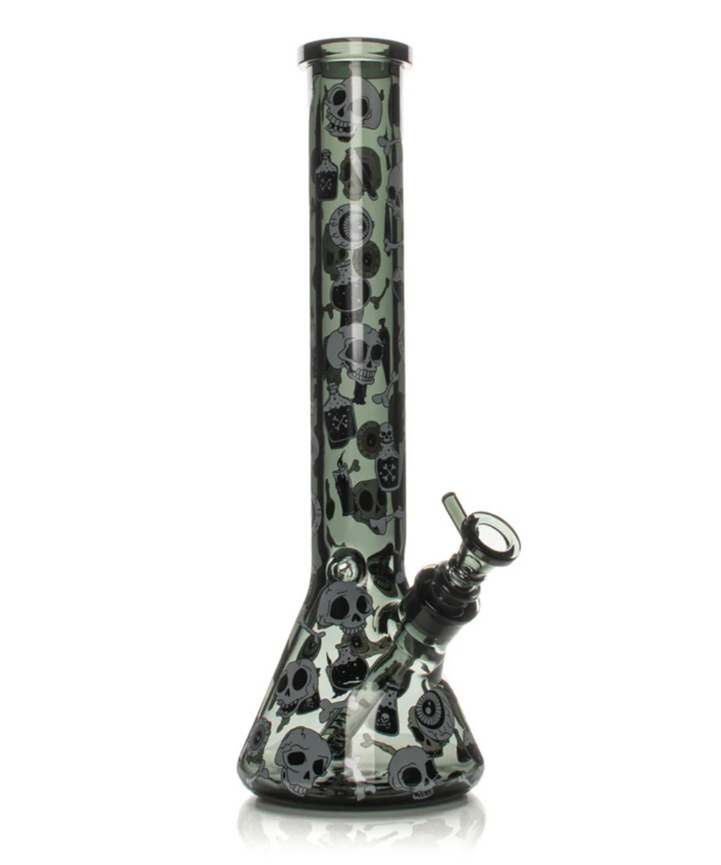 Red Eye Glass 15" 7mm Thick Catacombs Glass Bong