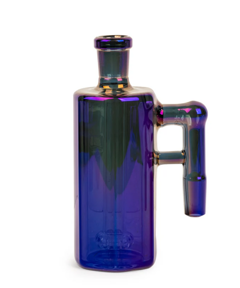 Red Eye Glass 14mm 90° Hex Tube Ash Catcher