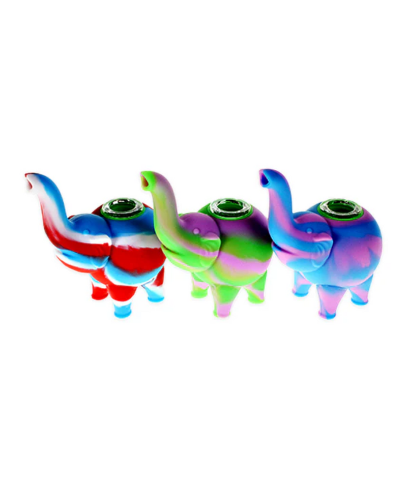 5" Elephant Silicone Pipe
