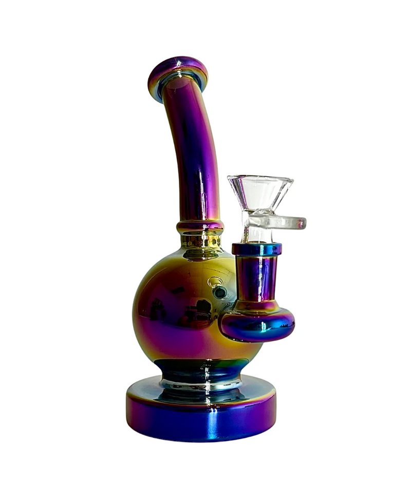 Fortune 7" Ball Shape Electroplate Glass Bong