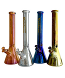 Fortune 18" 7mm Thick Electroplated Glass Beaker Bong