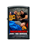 Trailer Park Boys Matte Black Zippo Lighter