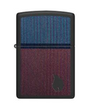 Two Tone Flame Zippo Lighter