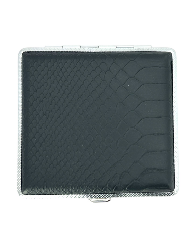 Black Textured Design Cigarette Case