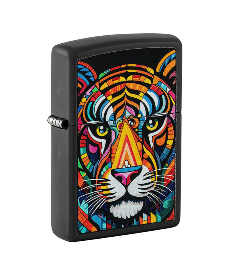 Colourful Tiger Zippo Lighter