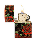 Red Rose Zippo Lighter