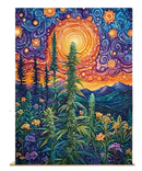 Weed Farm Canvas Painting