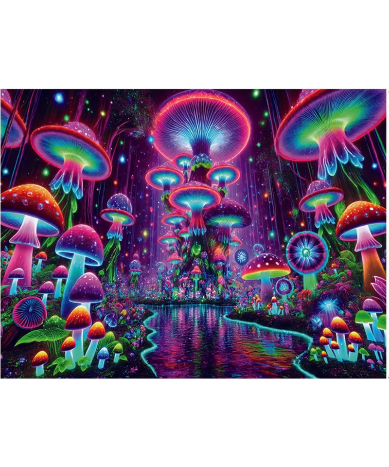 Mushroom World Tapestry