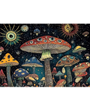 Mushroom Design Tapestry