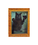 Wine Drinking, Smoking Cat