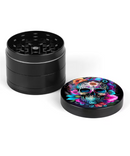 2.5" 4-Piece Skull & Flower Metal Grinder