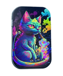 Smoking Cat Storage Tin