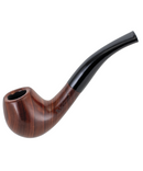 Lucienne 6" Dual Colour Bowl Bent Neck Tobacco Pipe