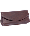 Vegan Brown Leather Tobacco & Pipe Pouch